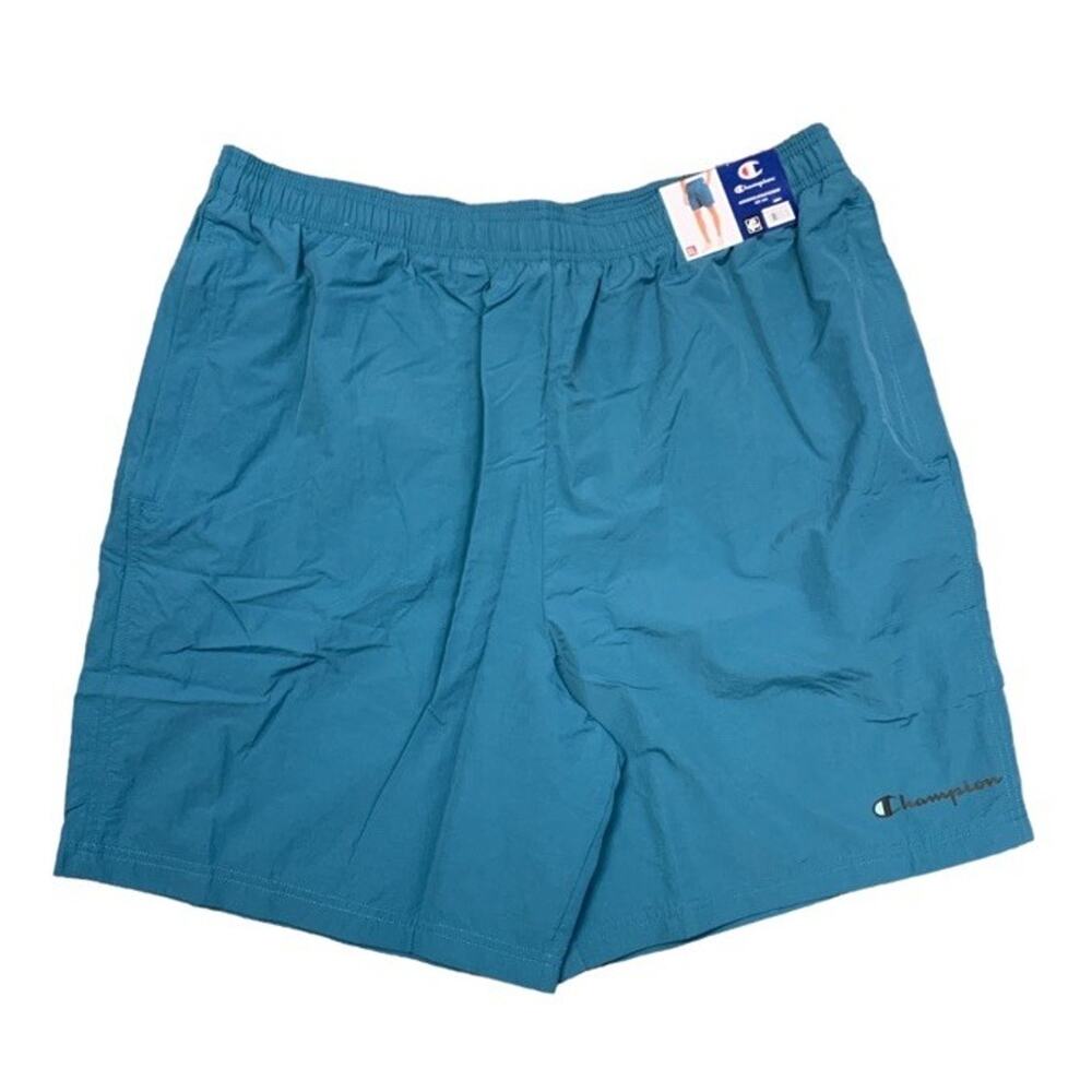 NWT Champion Men’s Nylon Shorts Mountain Lake Green size XL